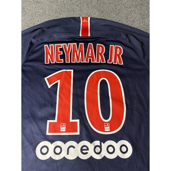 PARIS SAINT GERMAIN 2018/2019 HOME JERSEY NIKE‎ 894432-411 sz M #11 NEYMAR - Picture 7 of 10